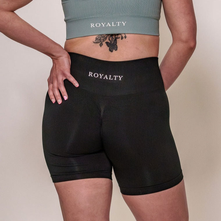 Black Elite Seamless Shorts