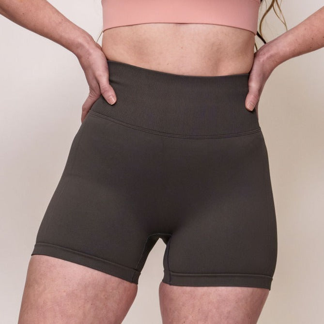 Dark Grey Lioness Seamless Shorts