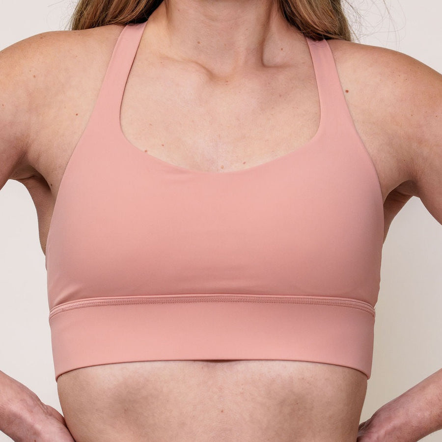 Pink 4 Stap Seamless Bra