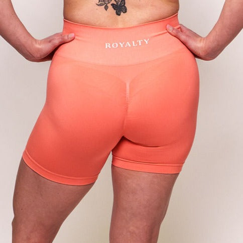 Peach ROYALTY Seamless Shorts