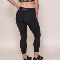 Black Crossover Seamless Leggings