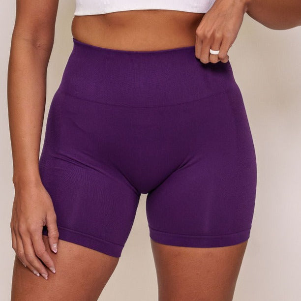 Purple Elite Seamless Shorts