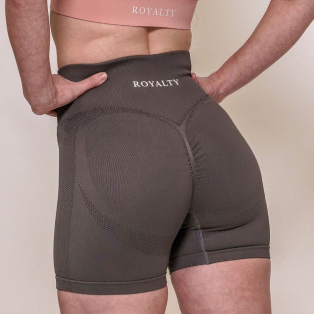 Dark Grey Lioness Seamless Shorts