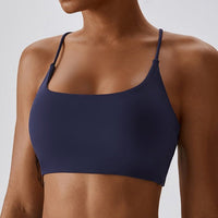 Navy Gem Seamless Sports Bra