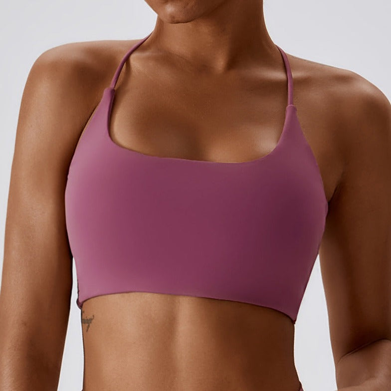 Purple Gem Seamless Sports Bra