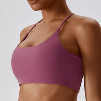 Purple Gem Seamless Sports Bra