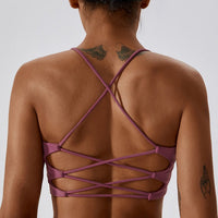 Purple Gem Seamless Sports Bra