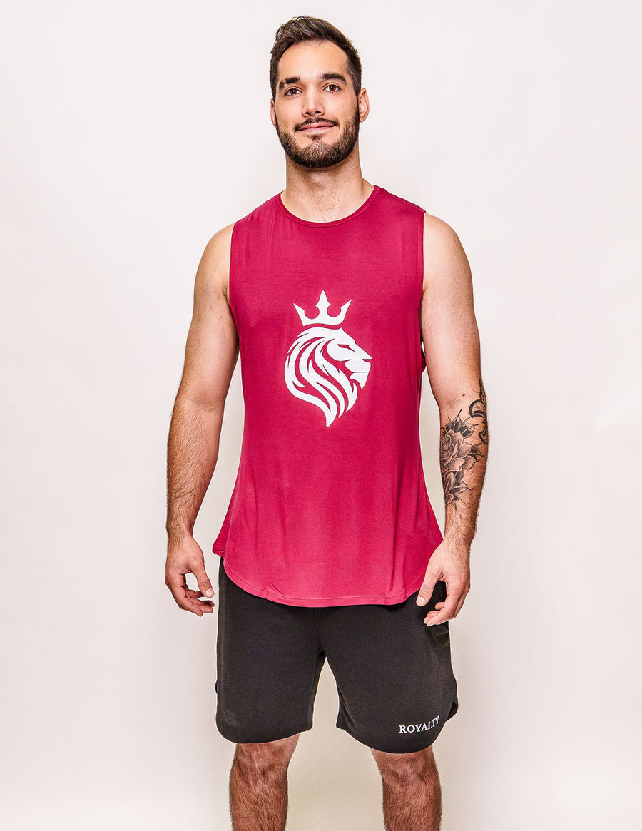 Men's Burgandy Tank Top