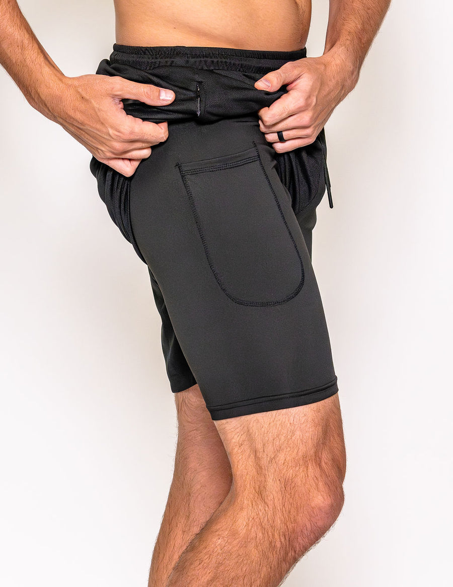 Men's Black Shorts