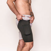 Men's Light Gray Shorts